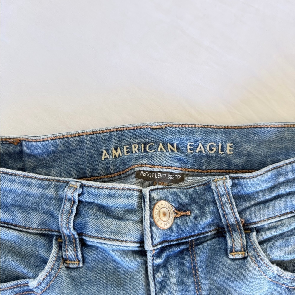 American Eagle Outfitters Medium Blue Skinny Jeans - Picture 2 of 12